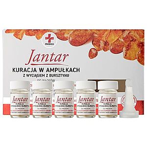 Ideepharm Medica Jantar obnovující kúra pro poškozené a křehké vlasy 5 x 5 ml obraz