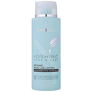Yonelle Yoshino Pure&Care micelární voda s betainem pro intenzivní hydrataci pleti 400 ml obraz