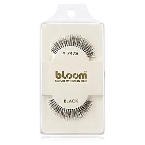 Bloom Natural nalepovací řasy z přírodních vlasů No. 747S (Black) 1 cm obraz