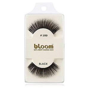 Bloom Natural nalepovací řasy z přírodních vlasů No. 100 (Black) 1 cm obraz