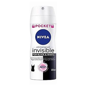 Nivea Invisible Black & White Clear antiperspirant ve spreji pro ženy pro ženy 100 ml obraz