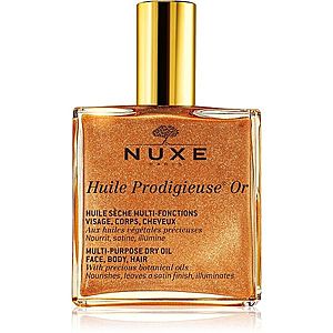 Nuxe Huile Prodigieuse Or multifunkční suchý olej se třpytkami na obličej, tělo a vlasy 100 ml obraz