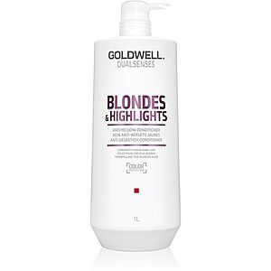 Goldwell Dualsenses Blondes & Highlights kondicionér pro blond vlasy neutralizující žluté tóny 1000 ml obraz