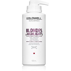 Goldwell Dualsenses Blondes & Highlights regenerační maska neutralizující žluté tóny 500 ml obraz