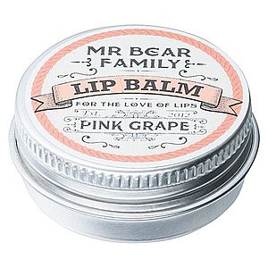 Mr Bear Family Pink Grape balzám na rty pro muže 15 ml obraz
