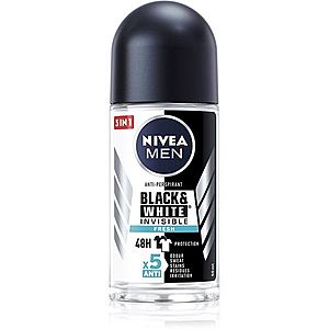 Nivea Men Invisible Black & White kuličkový antiperspirant pro muže 50 ml obraz