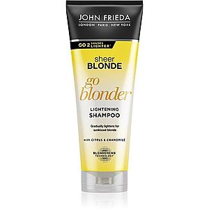John Frieda Sheer Blonde Go Blonder zesvětlující šampon pro blond vlasy 250 ml obraz