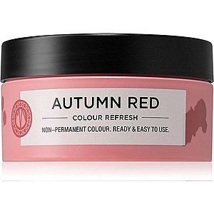 Maria Nila Colour Refresh Autumn Red jemná vyživující maska bez permanentních barevných pigmentů výdrž 4 – 10 umytí 6.60 100 ml obraz