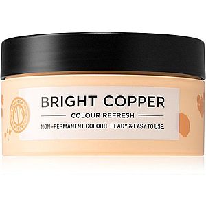 Maria Nila Colour Refresh Bright Copper jemná vyživující maska bez permanentních barevných pigmentů výdrž 4 – 10 umytí 7.40 100 ml obraz