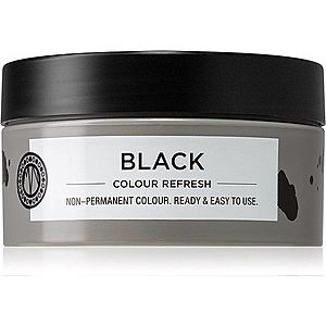 Maria Nila Colour Refresh Black jemná vyživující maska bez permanentních barevných pigmentů výdrž 4 – 10 umytí 2.00 100 ml obraz