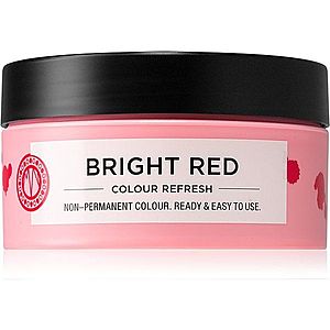 Maria Nila Colour Refresh Bright Red jemná vyživující maska bez permanentních barevných pigmentů výdrž 4 – 10 umytí 0.66 100 ml obraz