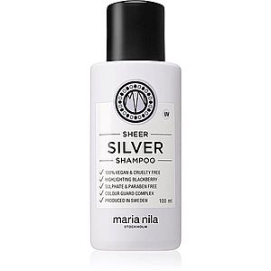 Maria Nila Sheer Silver Shampoo šampon neutralizující žluté tóny 100 ml obraz