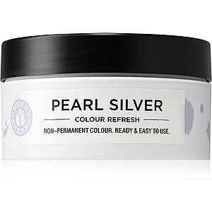 Maria Nila Colour Refresh Pearl Silver jemná vyživující maska bez permanentních barevných pigmentů výdrž 4 – 10 umytí 0.20 100 ml obraz