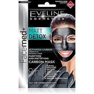 Eveline Cosmetics FaceMed+ pleťová maska pro mastnou a smíšenou pleť obraz