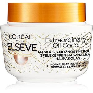 L’Oréal Paris Elseve Extraordinary Oil Coconut vyživující maska pro normální až suché vlasy s kokosovým olejem 300 ml obraz