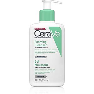 CeraVe Cleansers čisticí pěnivý gel pro normální až mastnou pleť 236 ml obraz