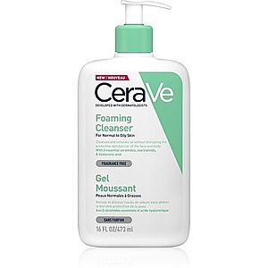 CeraVe Cleansers čisticí pěnivý gel pro normální až mastnou pleť 473 ml obraz