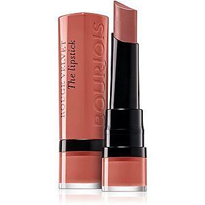 Bourjois Rouge Velvet The Lipstick matná rtěnka odstín 15 Peach Tatin 2, 4 g obraz
