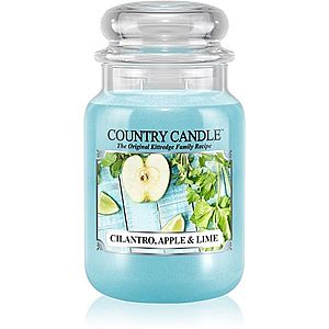 Country Candle Cilantro, Apple & Lime vonná svíčka 652 g obraz