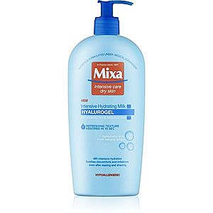 MIXA Hyalurogel intenzivní hydratační tělové mléko pro suchou a citlivou pokožku 400 ml obraz