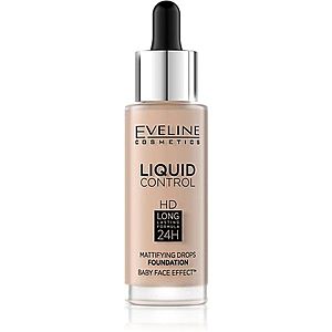 Eveline Cosmetics Liquid Control tekutý make-up s pipetou odstín 030 Sand Beige 32 ml obraz