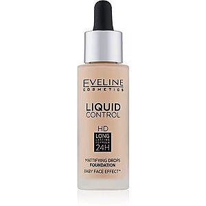 Eveline Cosmetics Liquid Control tekutý make-up s pipetou odstín 040 Warm Beige 32 ml obraz