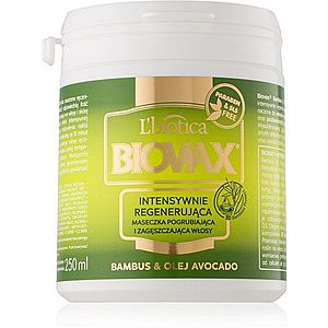 L’biotica Biovax Bamboo & Avocado Oil regenerační maska na vlasy 250 ml obraz