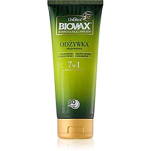 L’biotica Biovax Bamboo & Avocado Oil expresní regenerační kondicionér pro poškozené vlasy 200 ml obraz