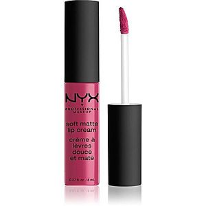 NYX Professional Makeup Soft Matte Lip Cream lehká tekutá matná rtěnka odstín 18 Prague 8 ml obraz