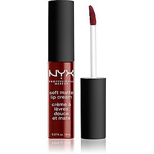 NYX Professional Makeup Soft Matte Lip Cream lehká tekutá matná rtěnka odstín 27 Madrid 8 ml obraz