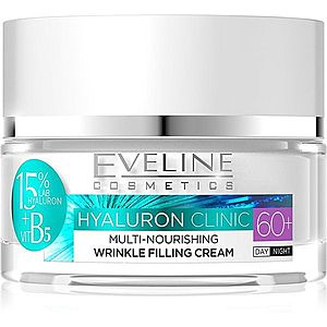 Eveline Cosmetics Hyaluron Clinic výživný regenerační denní i noční krém pro zralou pleť 60+ 50 ml obraz