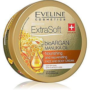 Eveline Cosmetics Extra Soft hydratační krém na tělo a obličej s arganovým olejem 175 ml obraz
