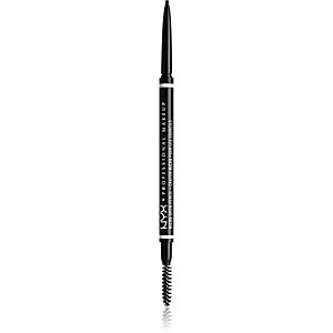NYX Professional Makeup Micro Brow Pencil tužka na obočí odstín 08 Black 0.09 g obraz