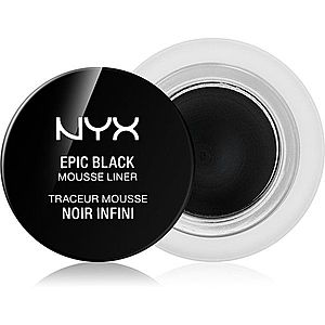 NYX Professional Makeup Epic Black Mousse Liner voděodolná oční linka odstín 01 Black 3 ml obraz