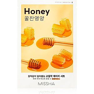 Missha Airy Fit Honey rozjasňující plátýnková maska 19 g obraz