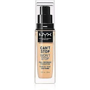 NYX Professional Makeup Can't Stop Won't Stop Full Coverage Foundation vysoce krycí make-up odstín 07 Natural 30 ml obraz