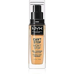 NYX Professional Makeup Can't Stop Won't Stop Full Coverage Foundation vysoce krycí make-up odstín 12 Classic Tan 30 ml obraz
