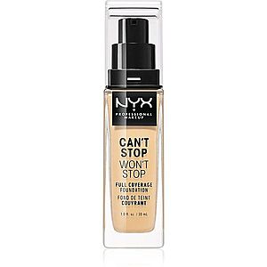 NYX Professional Makeup Can't Stop Won't Stop Full Coverage Foundation vysoce krycí make-up odstín 6.5 Nude 30 ml obraz