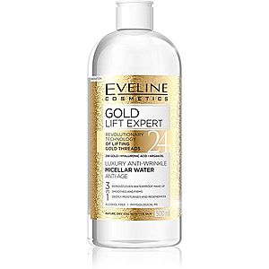 Eveline Cosmetics Gold Lift Expert čisticí micelární voda pro zralou pleť 500 ml obraz
