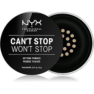 NYX Professional Makeup Can't Stop Won't Stop sypký pudr odstín 02 Light-medium 6 g obraz