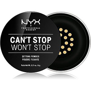 NYX Professional Makeup Can't Stop Won't Stop sypký pudr odstín 06 Banana 6 g obraz