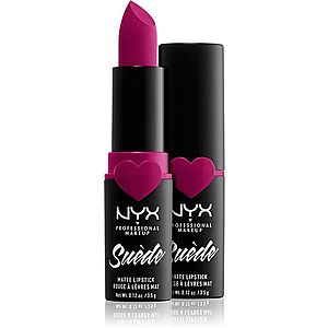 NYX Professional Makeup Suede Matte Lipstick matná rtěnka odstín 12 Clinger 3.5 g obraz