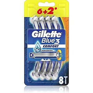 Gillette Blue 3 Comfort jednorázová holítka pro muže 8 ks obraz