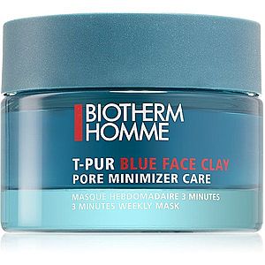 Biotherm Homme T - Pur Blue Face Clay čisticí maska pro hydrataci pleti a minimalizaci pórů 50 ml obraz