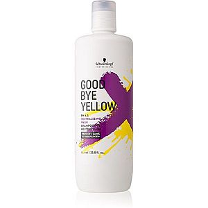 Schwarzkopf Professional Goodbye Yellow šampon neutralizující žluté tóny pro barvené a melírované vlasy 1000 ml obraz