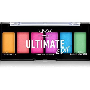 NYX Professional Makeup Ultimate Edit Petite Shadow paletka očních stínů odstín 02 Brights 6x1.2 g obraz