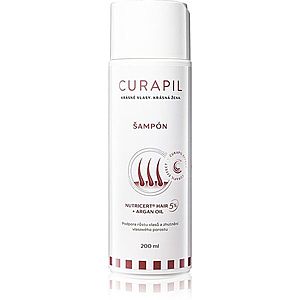 Curapil Hair Care Nutricert hair + argan oil aktivační šampon pro podporu růstu vlasů 200 ml obraz