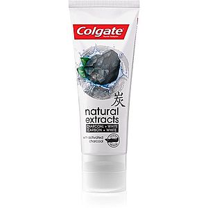 Colgate Natural Extracts Charcoal + White bělicí zubní pasta s aktivním uhlím 75 ml obraz