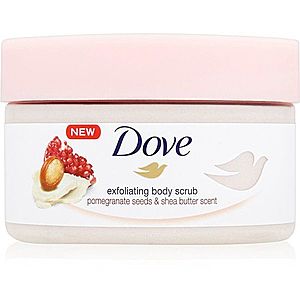 Dove Exfoliating Body Scrub Pomegranate Seeds & Shea Butter pečující tělový peeling 225 ml obraz