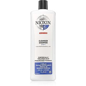 Nioxin System 6 Color Safe Cleanser Shampoo čisticí šampon pro chemicky ošetřené vlasy 1000 ml obraz